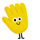 Waving hand emoji